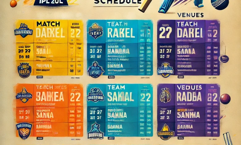 IPL 2025 Schedule: Complete Guide to the Exciting Cricket Tournament